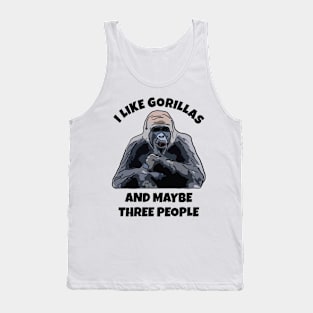 I Like Gorillas Tank Top